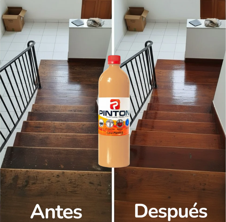 ¡Nuevo! PINTON®️Cera Renovadora - Dale nueva vida a tus pisos y paredes!