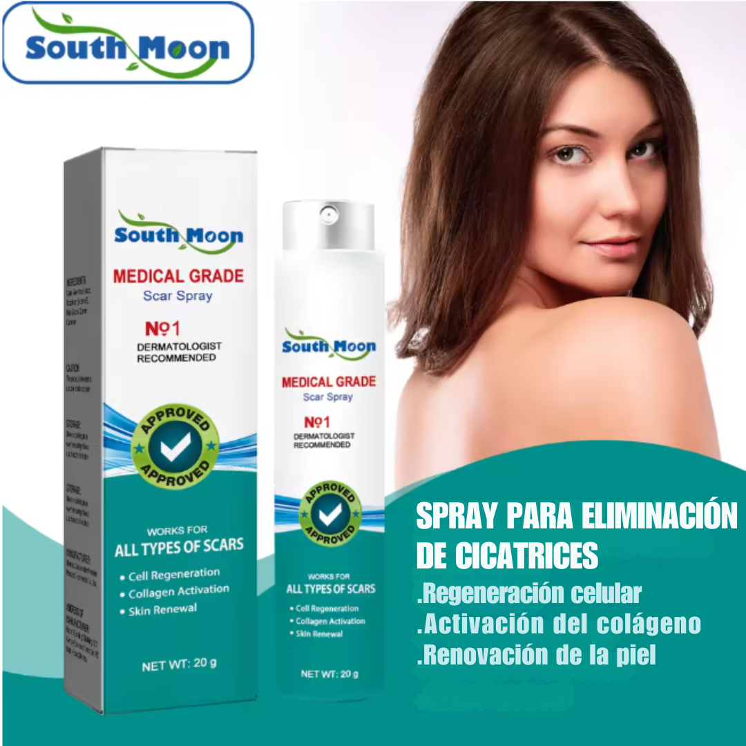 SouthMoon Spray™ Anticicatrices - La Cicatriz Cuenta Tu Historia, Pero Tú Decides Cómo Se Ve
