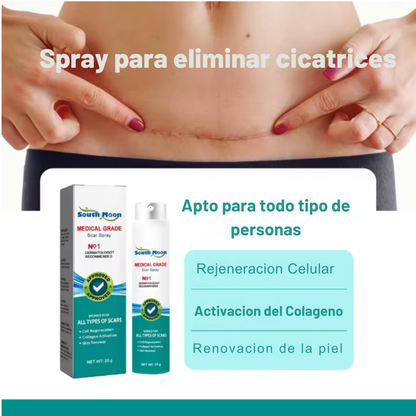 SouthMoon Spray™ Anticicatrices - La Cicatriz Cuenta Tu Historia, Pero Tú Decides Cómo Se Ve