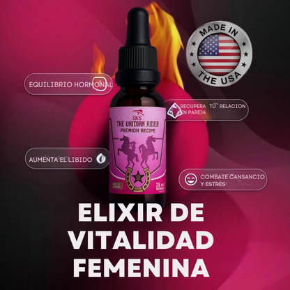 ¡NUEVAS! UNICORN RIDER™ Gotas Libido Femenina 2X1 - Elixir de Vitalidad Femenina # 1 en Estados Unidos 💜