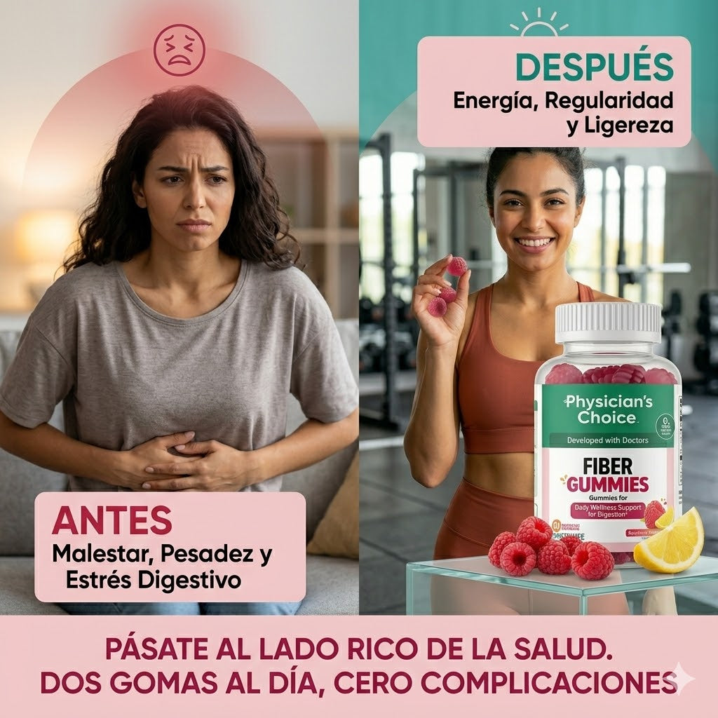 ¡Nuevas! Fiber Gummies™ -Transforma tu salud intestinal con solo 2 gomas al día🍓✨