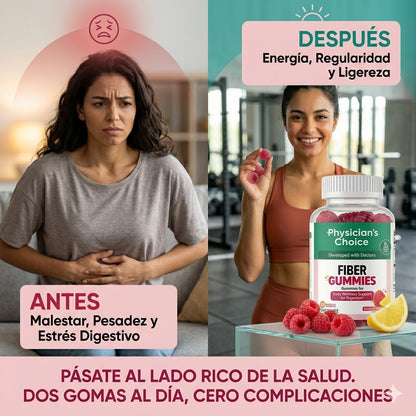 ¡Nuevas! Fiber Gummies™ -Transforma tu salud intestinal con solo 2 gomas al día🍓✨