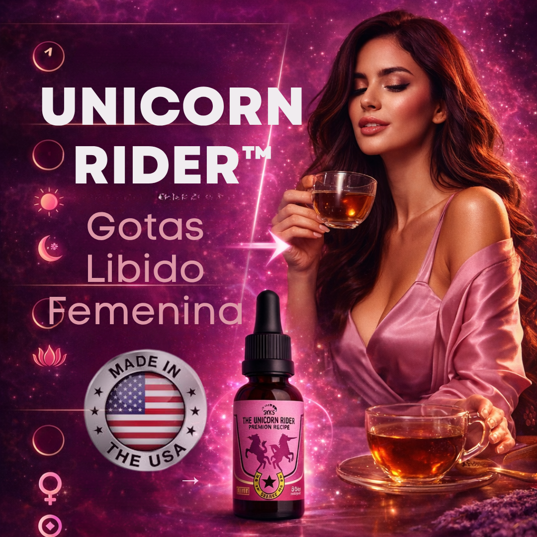 ¡NUEVAS! UNICORN RIDER™ Gotas Libido Femenina 2X1 - Elixir de Vitalidad Femenina # 1 en Estados Unidos 💜