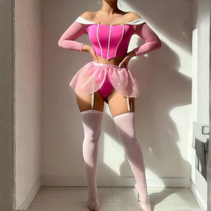 NUEVO! DISFRAZ PRINCESA AURORA