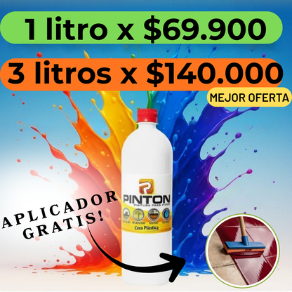 ¡Nuevo! PINTON®️Cera Renovadora - Dale nueva vida a tus pisos y paredes!