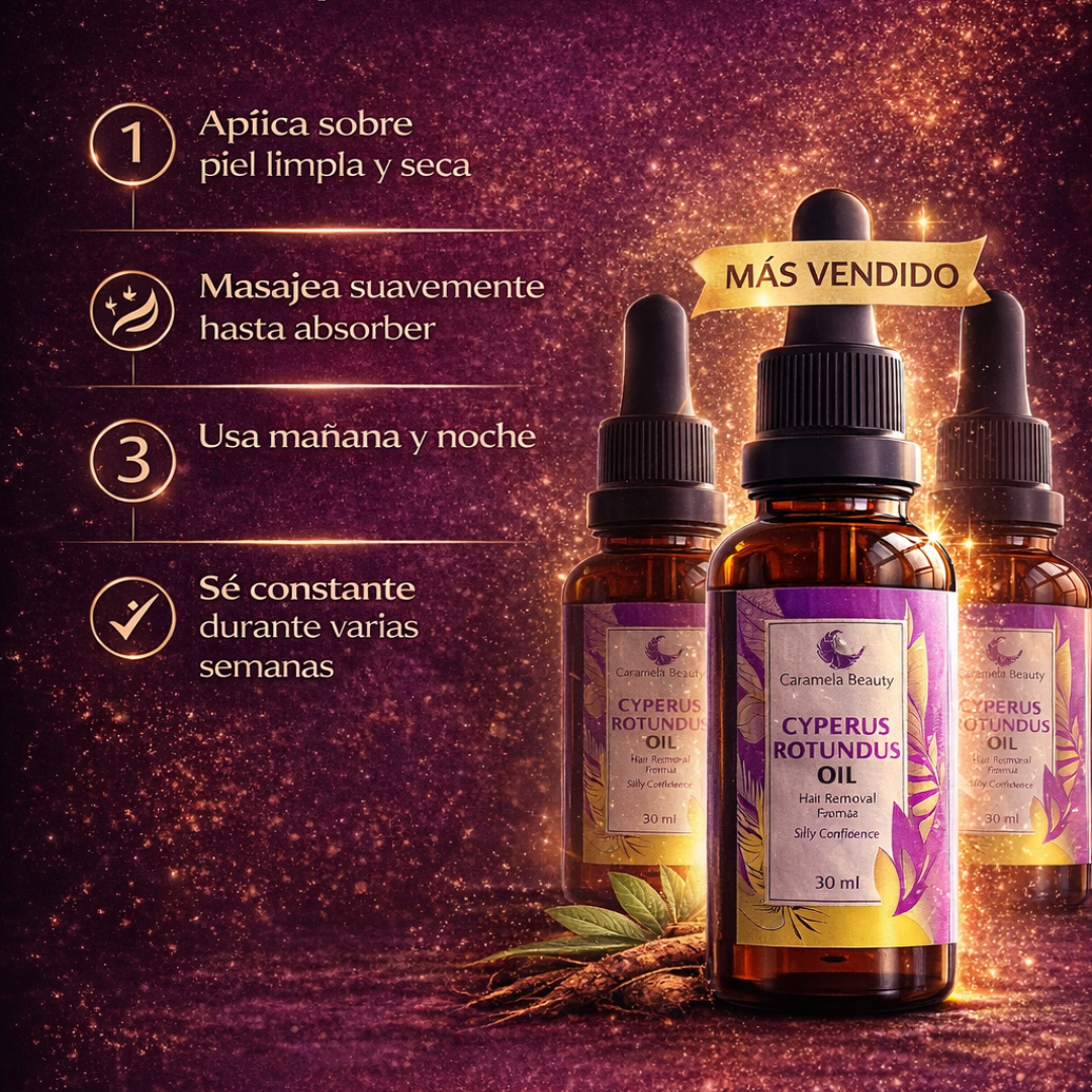 ¡Nuevo! Cyperus Rotundus Oil®️- Aceite anti vellitos No 1 en Estados Unidos